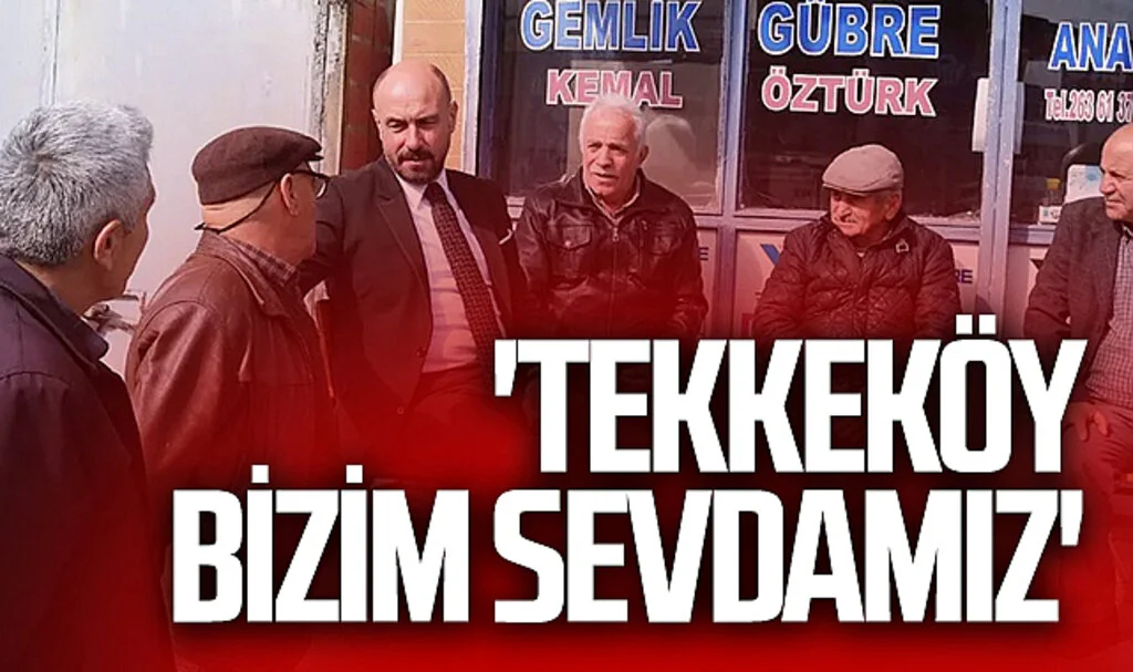 Tekkeköy Belediye Başkanı Hasan Togar: "Tekkeköy bizim sevdamız"