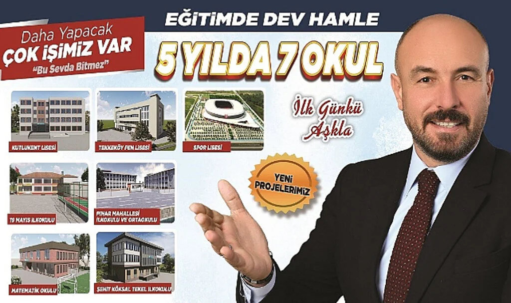Tekkeköy Belediye Başkanı Hasan Togar: “Tekkeköyümüze 5 yılda 7 yeni okul kazandıracağız”