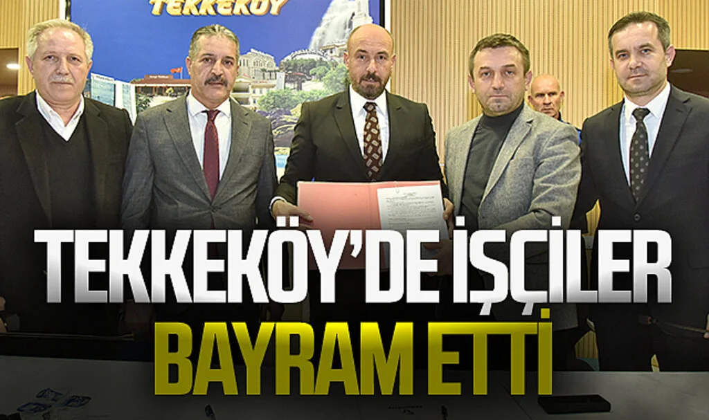 Tekkeköy Belediyesi'nde en düşük işçi maaşının 32 bin TL oldu