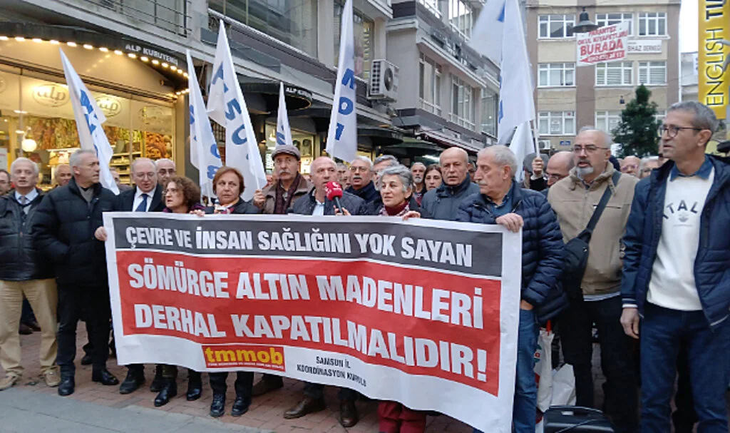 TMMOB Samsun Şubesi üyeleri'nden 'Altın madenleri incelenmeli "çağrıs
