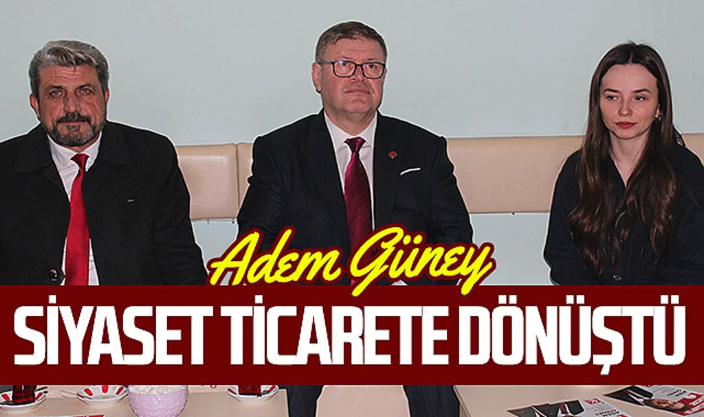 Yeniden Refah Partisi Samsun Büyükşehir adayı Adem Güney: 'Siyaset ticarete dönüştü'