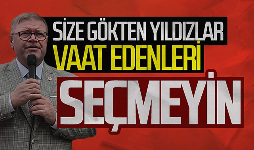 Yeniden Refah Partisi Samsun Büyükşehir Adayı Adem Güney: "Size gökten yıldızlar vaat eden belediye başkanlarını seçmeyin"