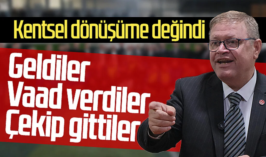 Yeniden Refah Partisi Samsun Büyükşehir Belediye Başkan Adayı Adem Güney'den kentsel dönüşüm eleştirisi