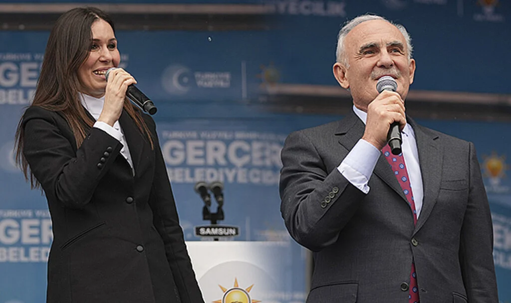 Yılmaz ve Karaaslan, AK Parti'nin Samsun mitinginde konuştu