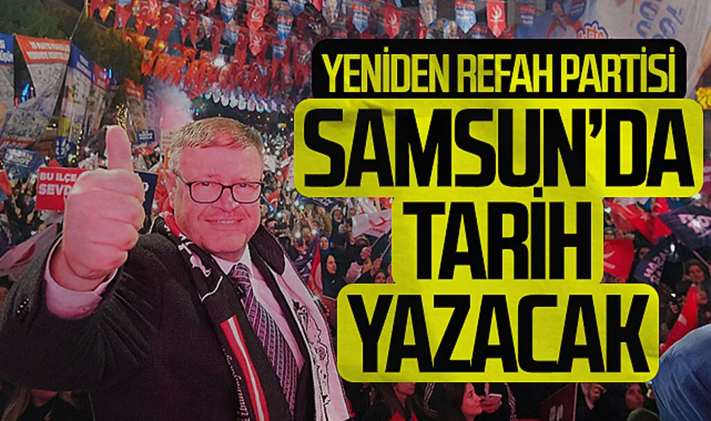 Yeniden Refah Partisi'nin Samsun Büyükşehir Adayı Adem Güney Tekkeköylülerle Buluştu