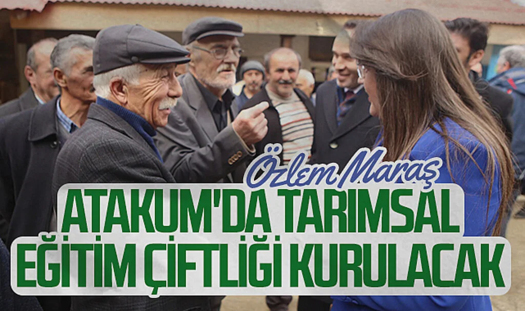 AK Parti Atakum Adayı Özlem Maraş: "Atakum'da tarımsal eğitim çiftliği kurulacak"