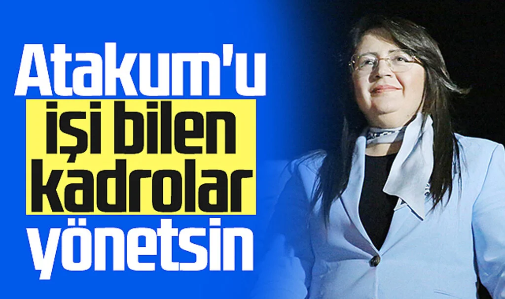 AK Parti Atakum Belediye Başkan Adayı Özlem Maraş: 'Atakum'u işi bilen kadrolar yönetsin'