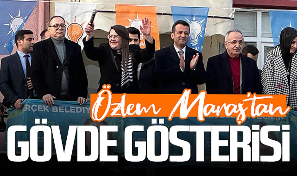 AK Parti Atakum Belediye Başkan Adayı Özlem Maraş'tan gövde gösterisi 