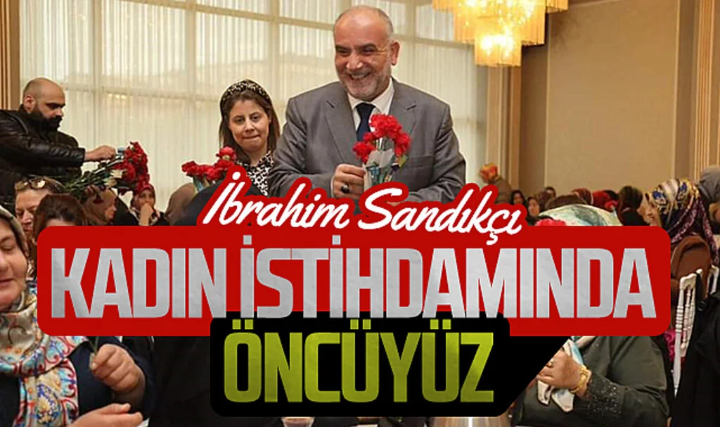 AK Parti Canik Belediye Başkan Adayı İbrahim Sandıkçı: "Kadın istihdamına yönelik öncü çalışmalar gerçekleştirdik"