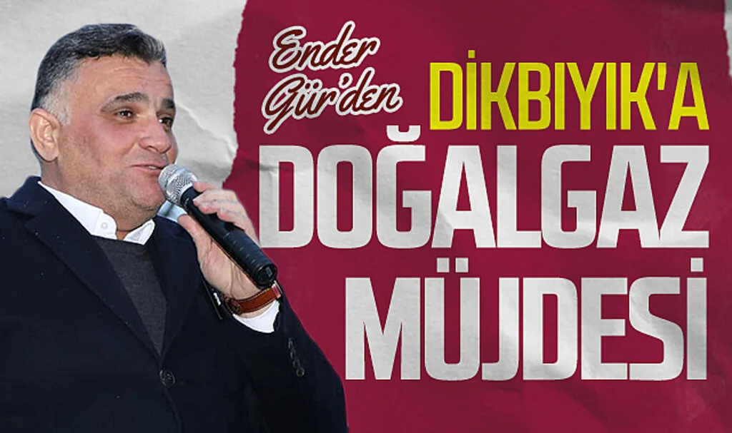 AK Parti Çarşamba Belediye Başkan Adayı Ender Gür'den Dikbıyık'a  doğalgaz müjdesi