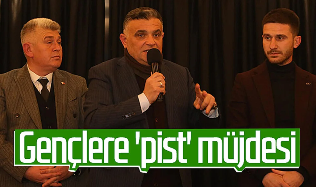 AK Parti Çarşamba Belediye Başkan Adayı Ender Gür'den gençlere 'pist' müjdesi