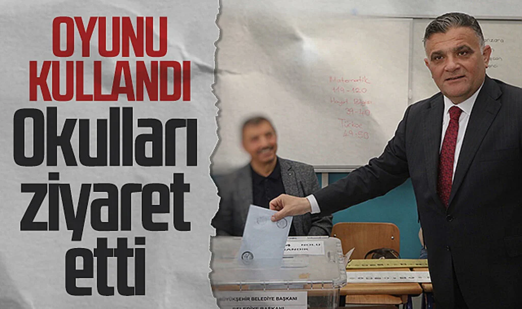 AK Parti Çarşamba Belediye Başkanı Ender Gür: Oyunu kullandı okulları ziyaret etti