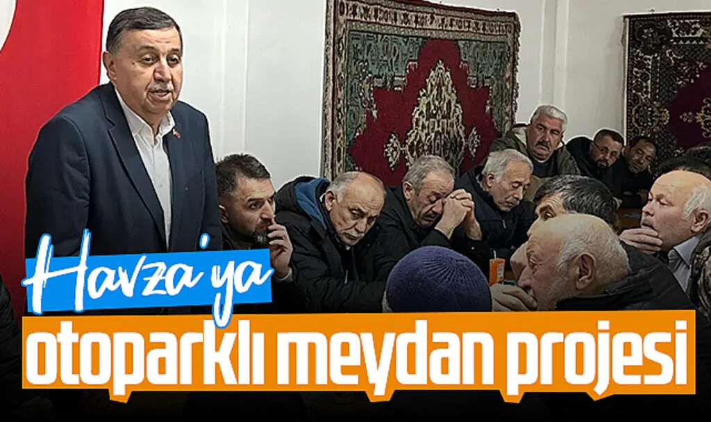AK Parti Havza Belediye Başkan Adayı Murat İkiz'den otoparklı meydan projesi
