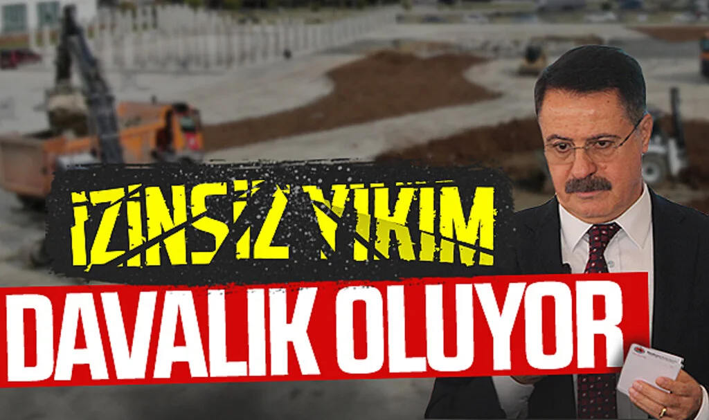 Atakum'daki izinsiz yıkım davalık oluyor
