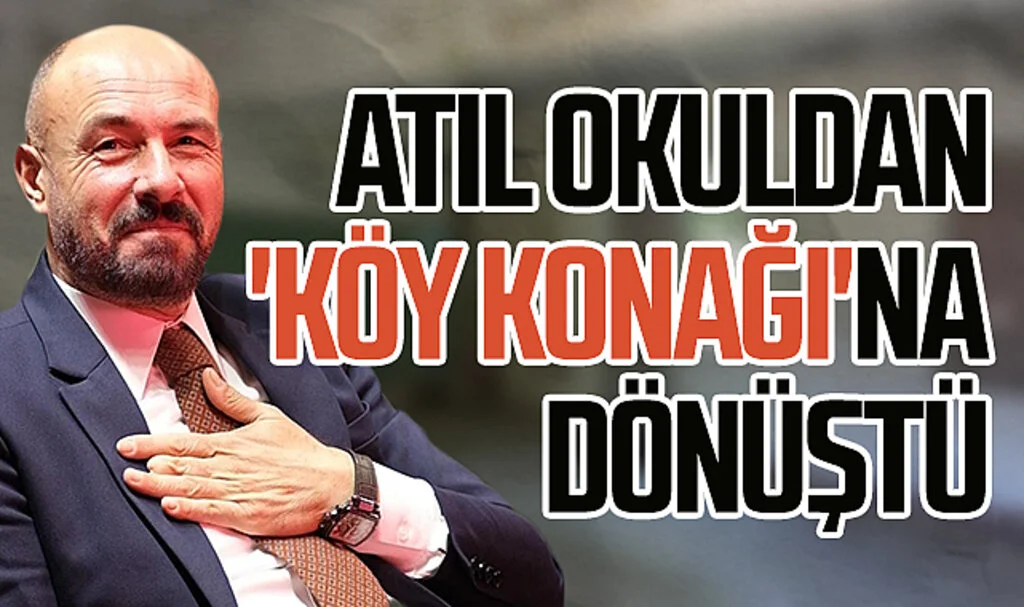 Atıl okuldan 'Köy Konağı'na dönüştü
