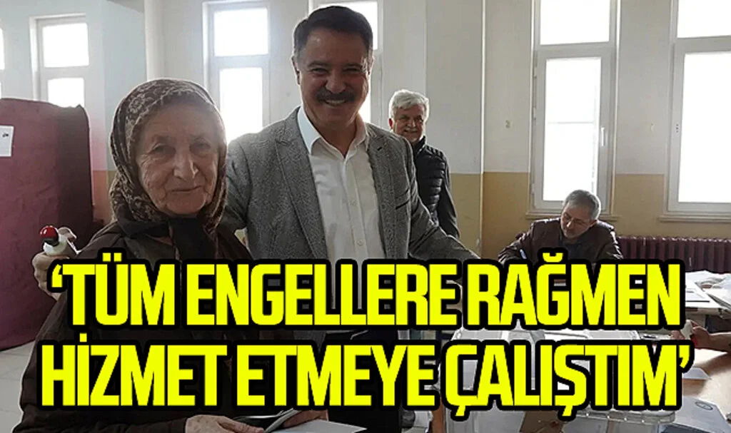 Av. Cemil Deveci: 'Tüm engellere rağmen hizmet etmeye çalıştım'