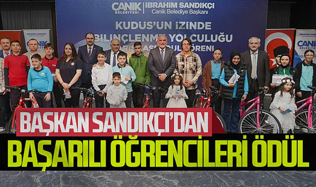 Canik Belediye Başkanı İbrahim Sandıkçı'dan, Başarılı Öğrencileri Ödül