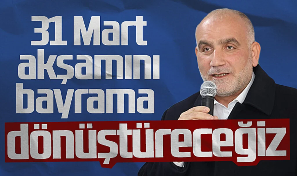 Canik Belediye Başkanı İbrahim Sandıkçı: '31 Mart akşamını  bayrama dönüştüreceğiz'