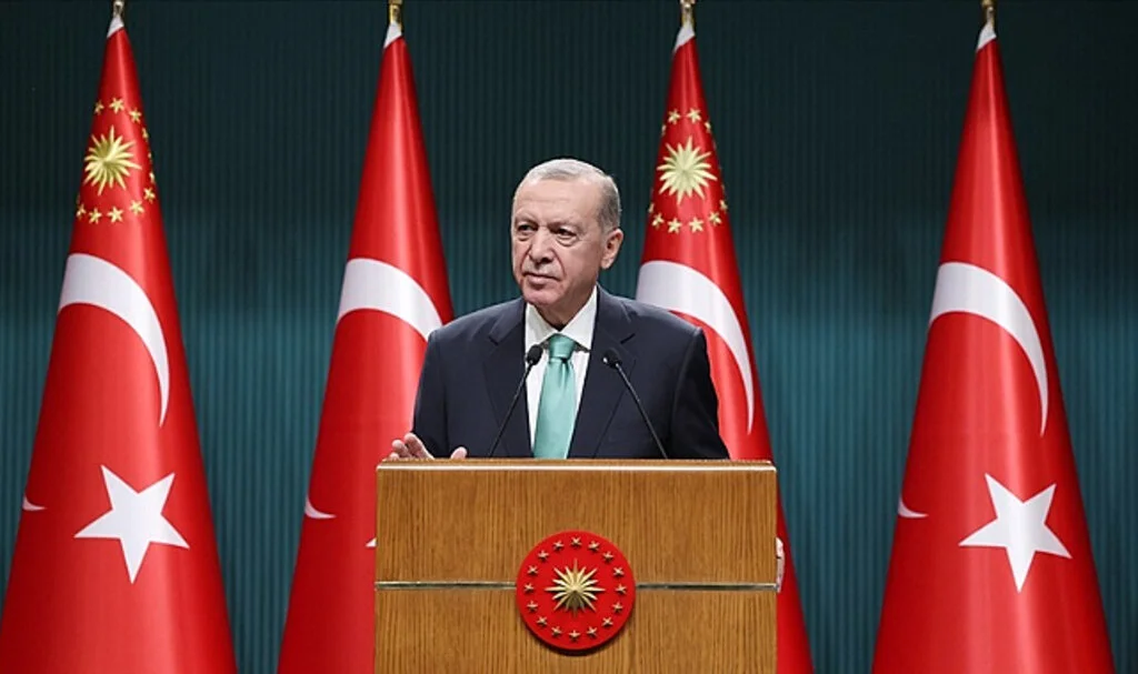 CANLI: Cumhurbaşkanı Erdoğan kabine toplantısı sonrası konuşuyor