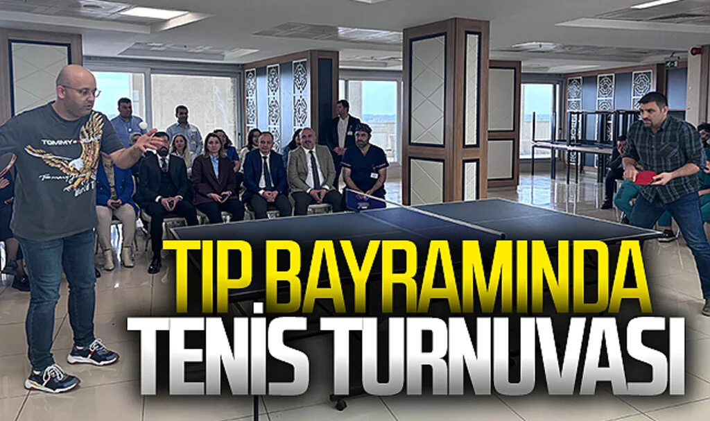 Çarşamba Devlet Hastanesi'nde Masa Tenisi Turnuvası