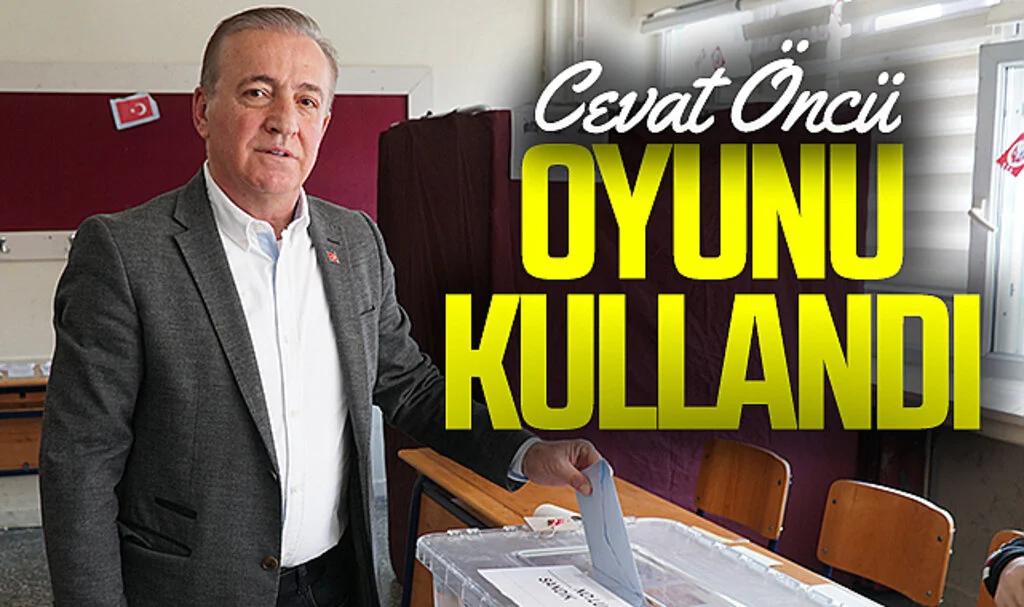 CHP Samsun Büyükşehir Belediye Başkan Adayı Cevat Öncü oyunu kullandı
