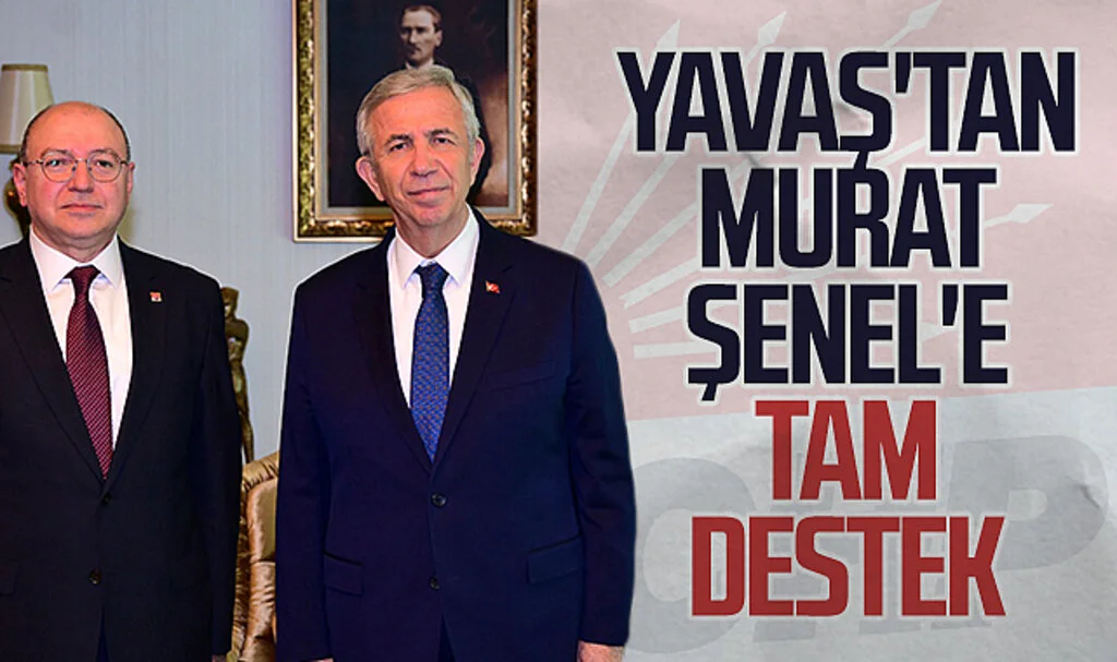 CHP Ankara Büyükşehir Belediye Başkanı Mahsur Yavaş'tan CHP İlkadım Adayı Murat Şenel'e "tam destek"