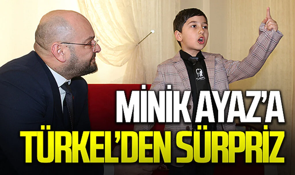 CHP Atakum Belediye Başkan Adayı Serhat Türkel'den Minik Ayaz'a sürpriz