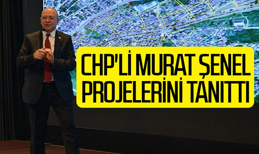 CHP İlkadım Belediye Başkan Adayı Murat Şenel projelerini tanıttı