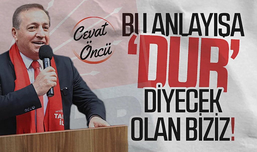 CHP Samsun Büyükşehir Adayı Cevat Öncü: "Bu anlayışa 'dur' diyecek olan biziz!"