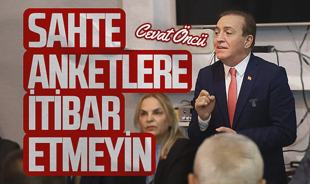 CHP Samsun Büyükşehir Adayı Cevat Öncü: "Sahte anketlere itibar etmeyin"