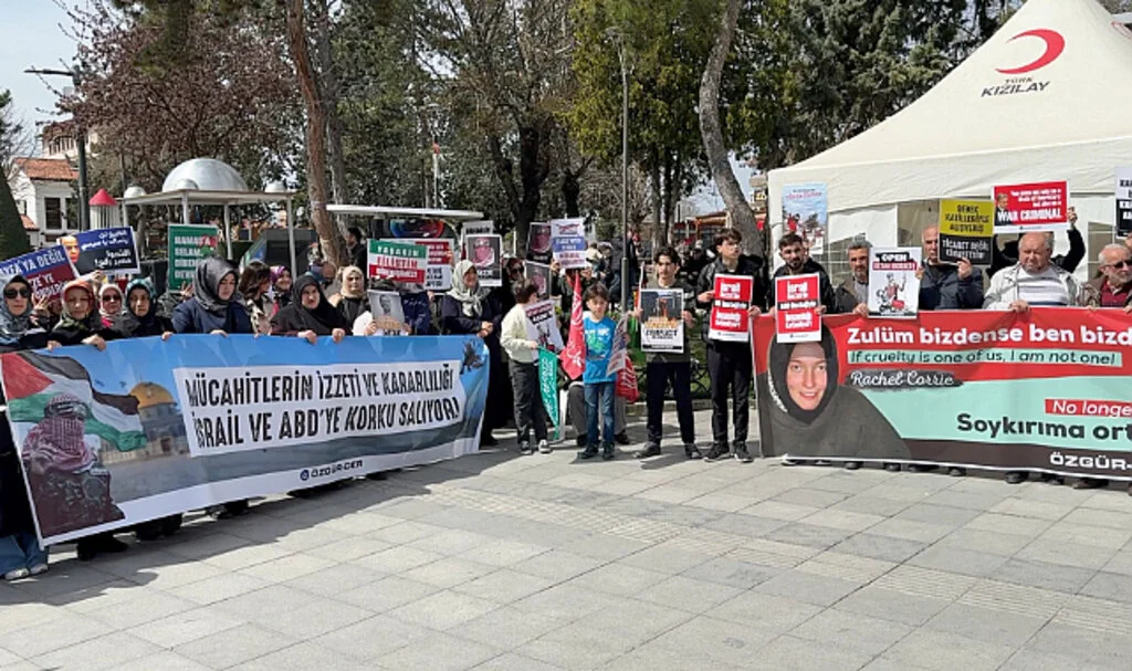 Çorum'da "Ramazan ayı boyunca Gazze için ayaktayız" etkinliği düzenlendi