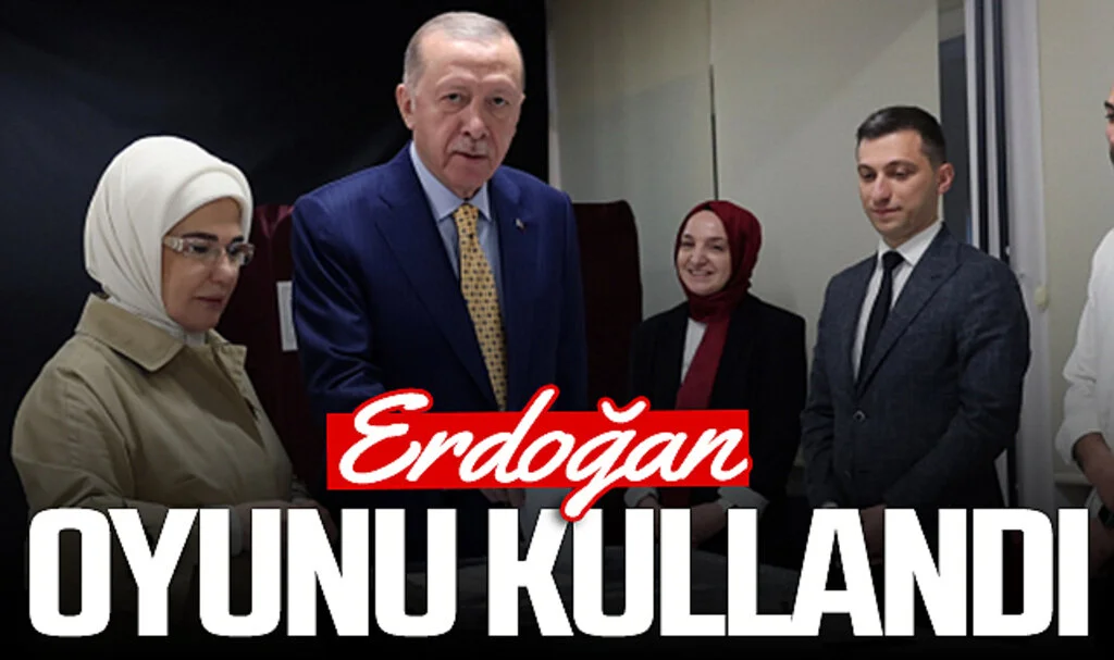 Cumhurbaşkanı Erdoğan, Üsküdar'da oyunu kullandı: Yeni bir dönemin başlangıcına vesile olacak