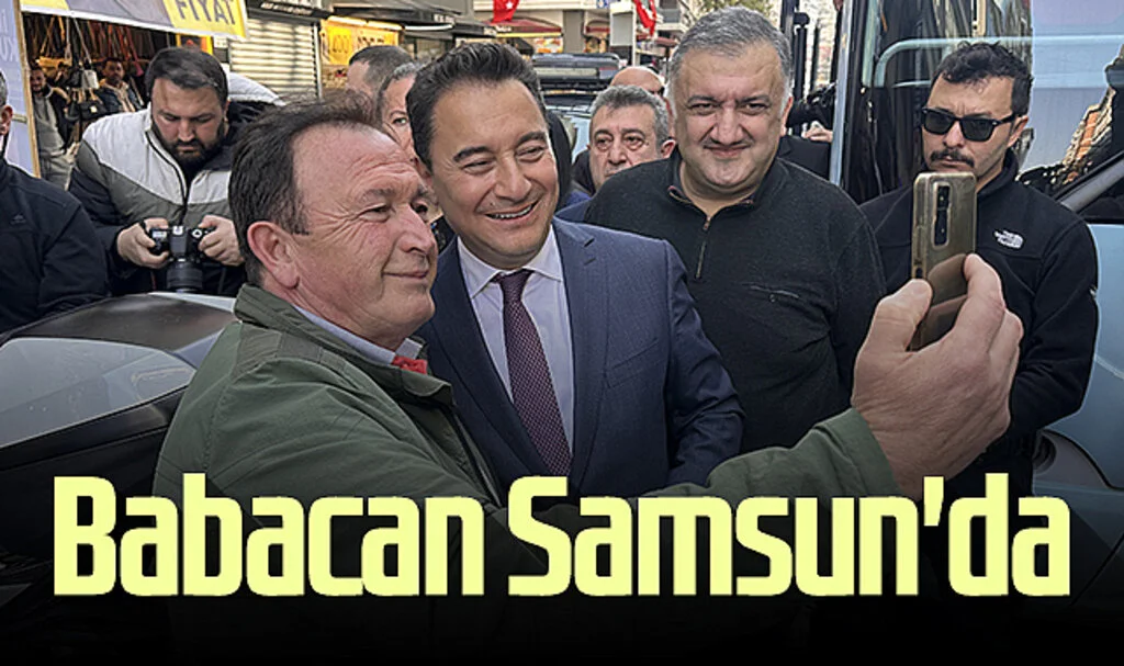 DEVA Partisi Genel Başkanı Ali Babacan Samsun'da