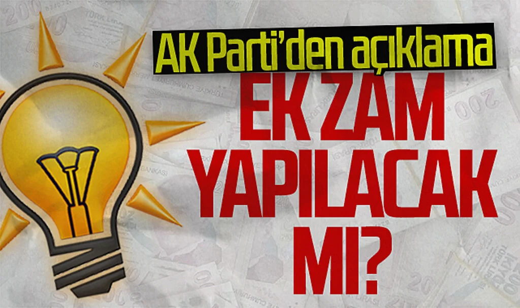 Emeklilere ek zam yapılacak mı? AK Parti'den açıklama...