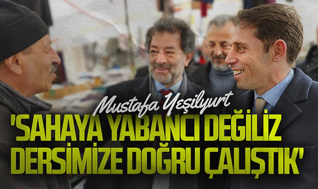 Gelecek Partisi Samsun Büyükşehir Adayı Mustafa Yeşilyurt: 'Sahaya yabancı değilizdersimize doğru çalıştık'