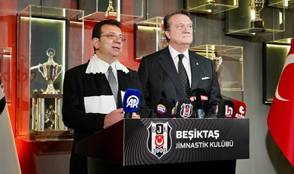 İBB Başkanı Ekrem İmamoğlu, Beşiktaş Jimnastik Kulübü'nü Ziyaret Etti