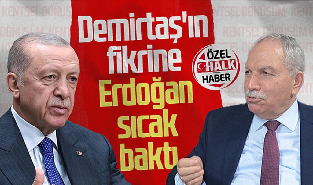 İlkadım Belediye Başkanı Necattin Demirtaş'ın fikrine Cumhurbaşkanı Erdoğan sıcak baktı