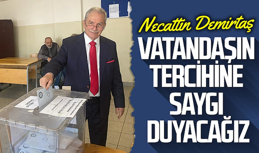 İlkadım Belediye Başkanı ve İYİ Parti Adayı Necattin Demirtaş: "Vatandaşın tercihine saygı duyacağız"
