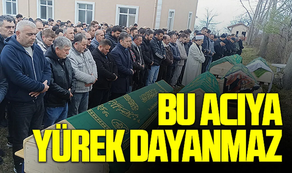 İstanbul'da kazada ölen 5 kişilik aile Samsun'da toprağa verildi