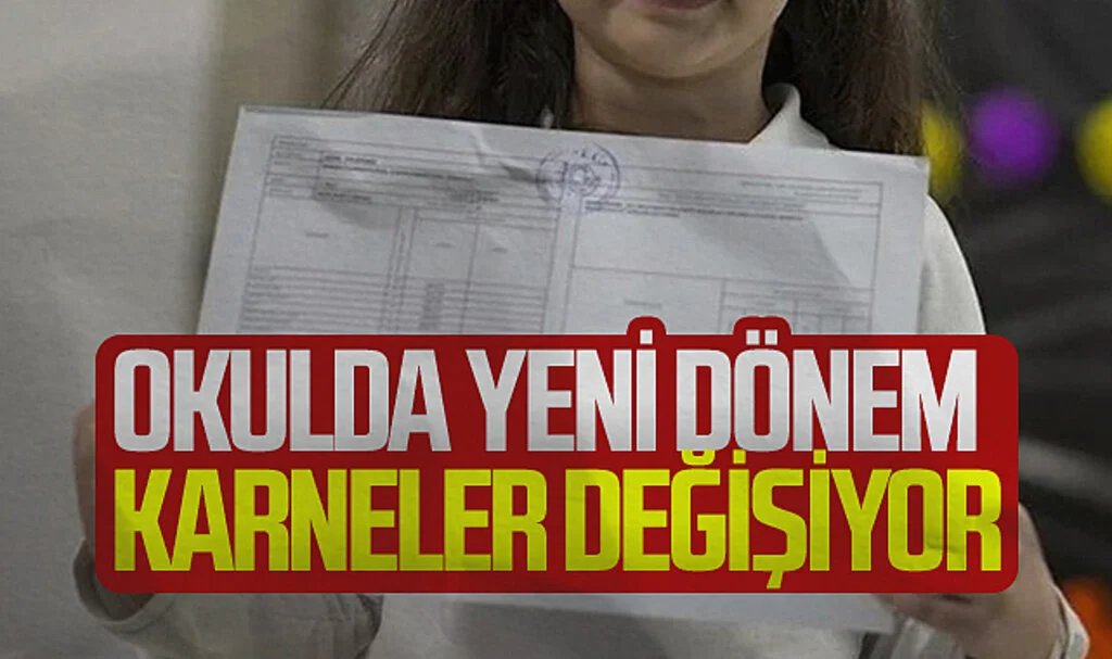 MEB'den Okulda Yeni Dönem: Karneler Değişiyor