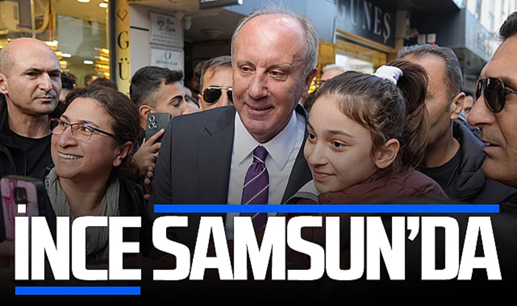 Memleket Partisi Genel Başkanı Muharrem İnce Samsun'da