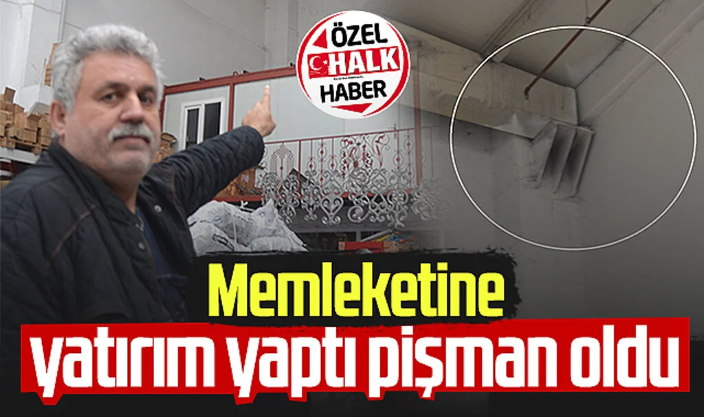 Memleketi Samsun'a yatırım yaptı pişman oldu 