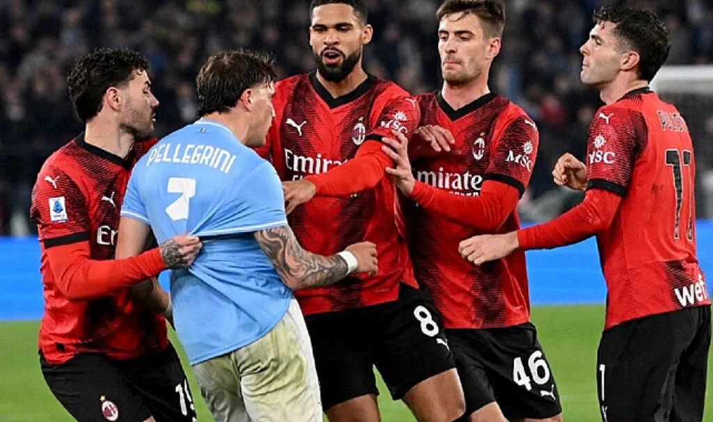 Milan, 8 Kişi Kalan Lazio'yu Geçmeyi Başardı: İtalya Serie A'da Nefes Kesici Mücadele