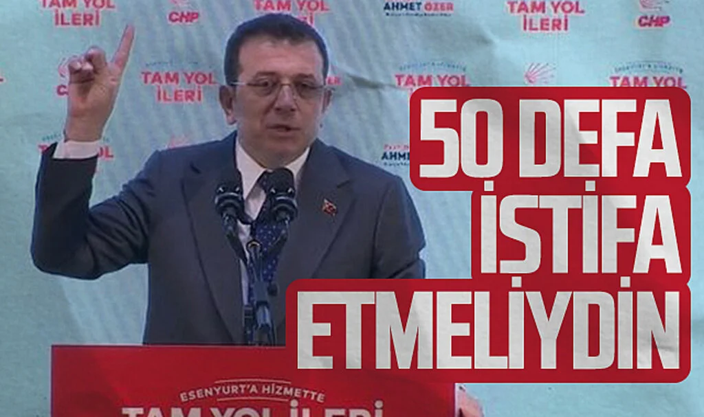 Murat Kurum'a "50 defa istifa etmeliydin" diyerek yüklenen İmamoğlu: Acaba kestirmeden yollayalım mı dediler?