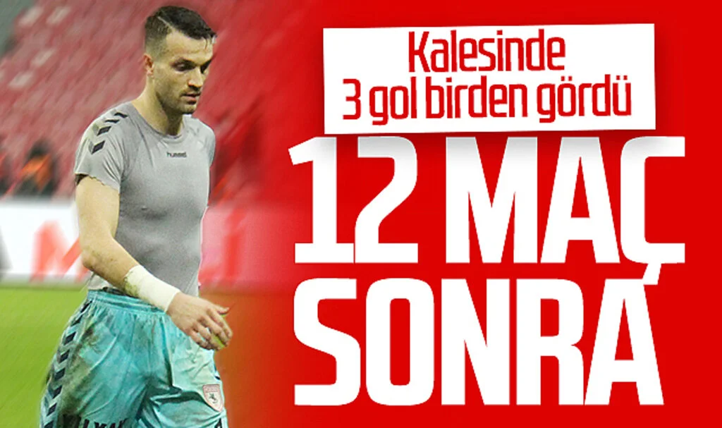 Okan Kocuk 12 maç sonra kalesinde 3 gol birden gördü