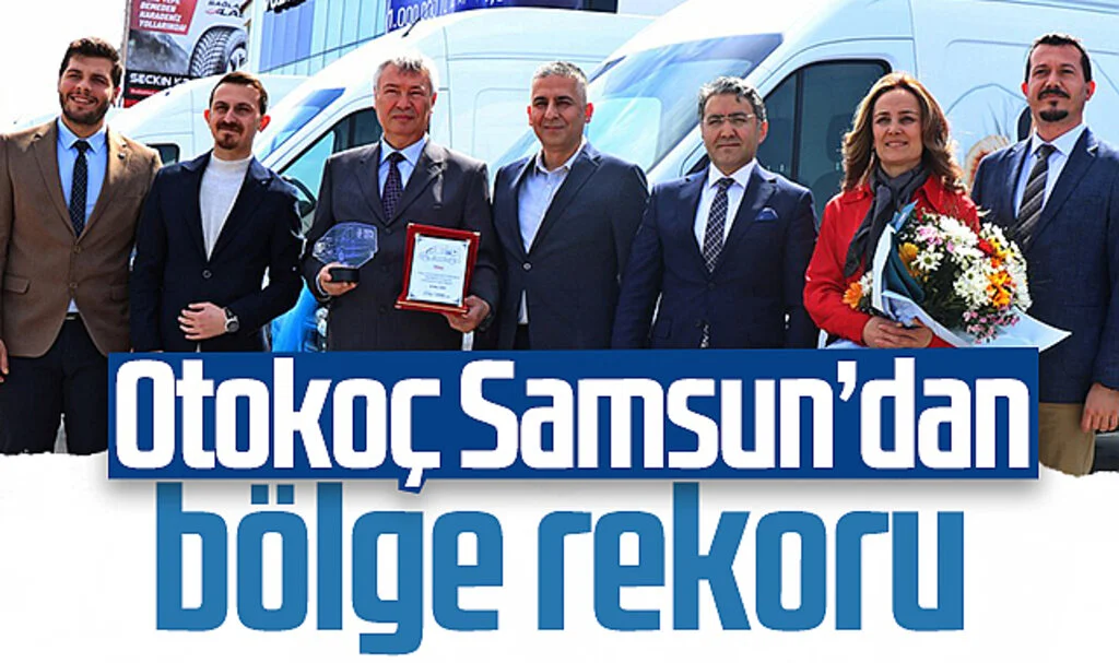 Otokoç Samsun'dan bölge rekoru