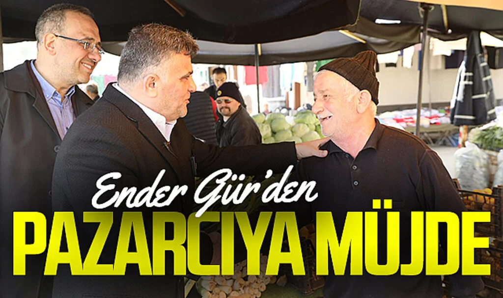 AK Parti Çarşamba Belediye Başkan Adayı Ender Gür,'den pazarcı esnafına müjde: "Batı Yaka Pazar Yeri Taşınmayacak!"