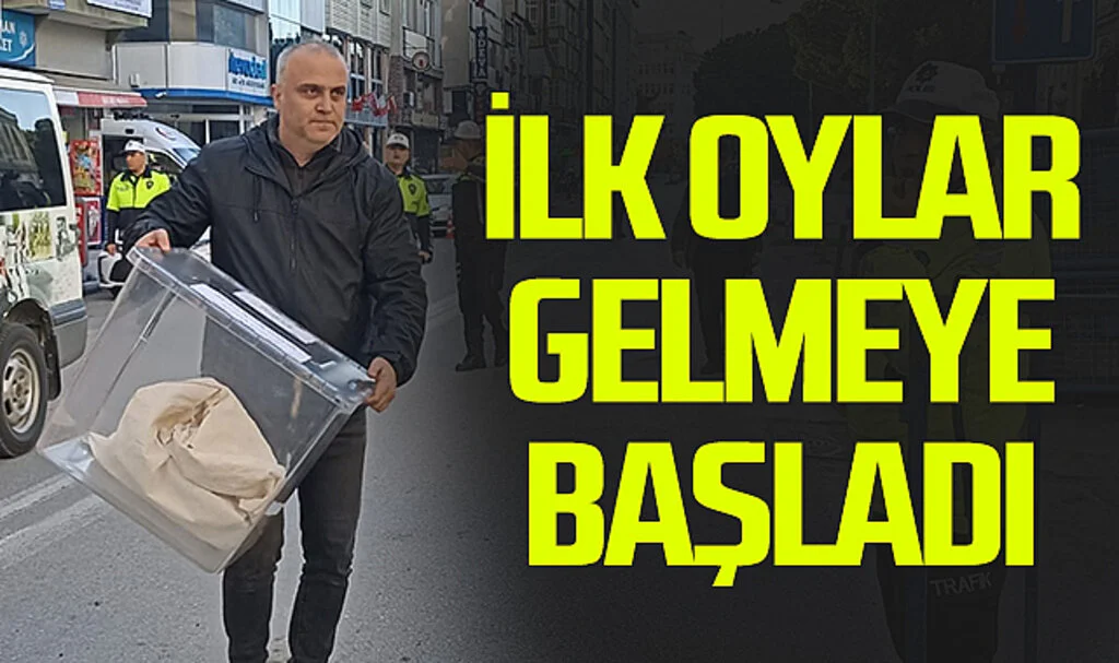 Samsun'da ilk oylar Seçim Kurulu'na gelmeye başladı