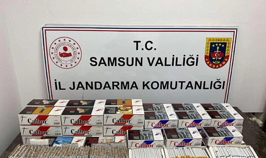 Samsun'da Kaçak Tütün Operasyonu: Binlerce Makaron Ele Geçirildi
