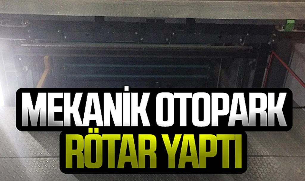Samsun'da mekanik otopark rötar yaptı 